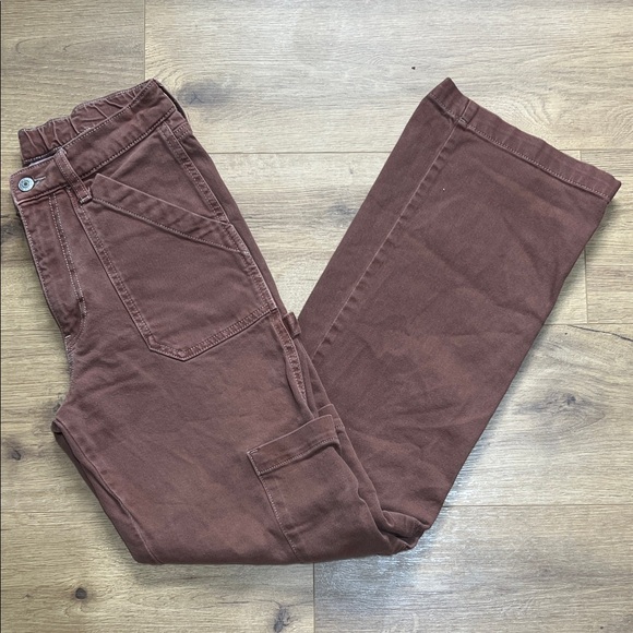 Arizona Jean Company Pants - Arizona Jean Company Women's Straight Leg Pants in Rust Brown